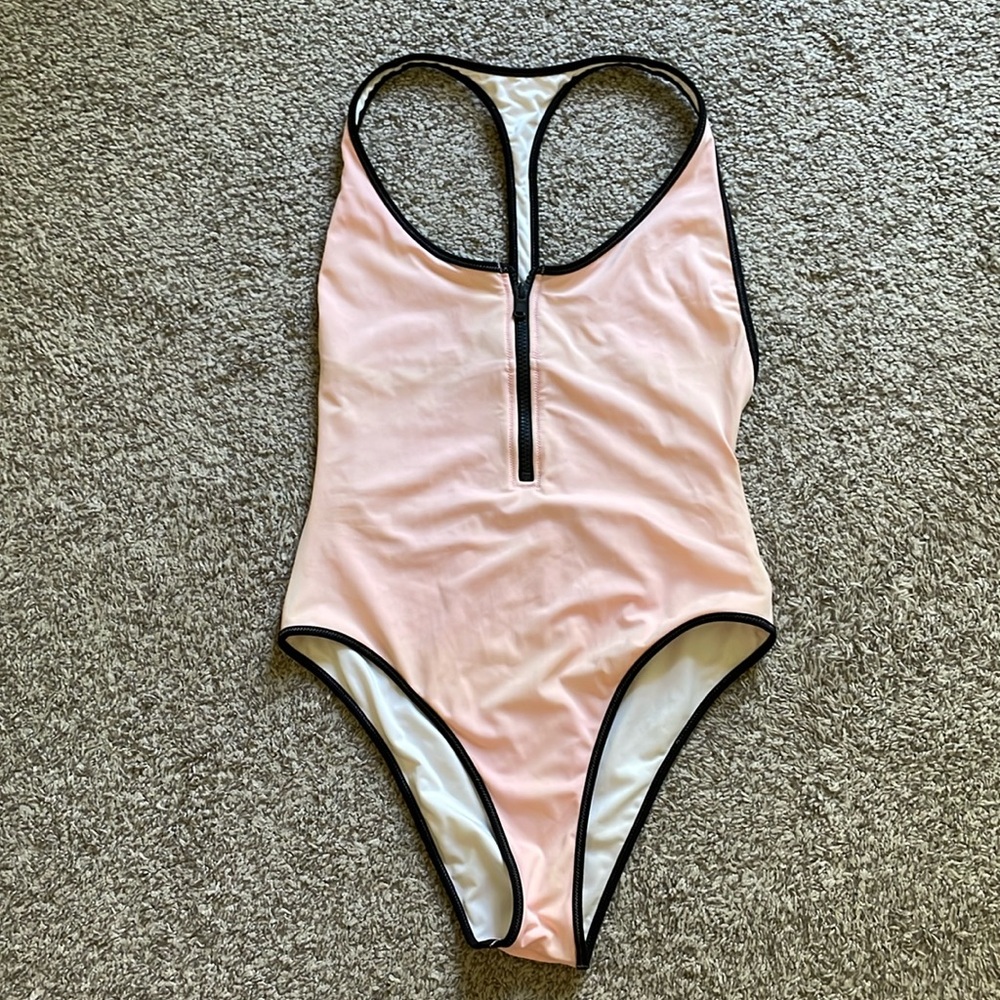 Pink One Piece adult medium swimsuit
